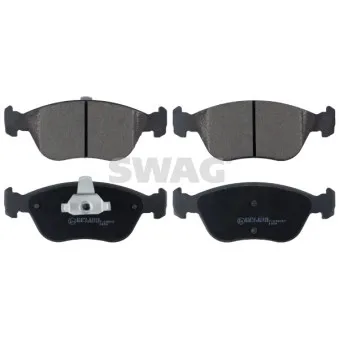 Jeu de 4 plaquettes de frein avant SWAG