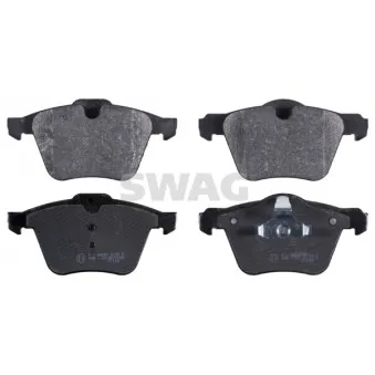 Jeu de 4 plaquettes de frein avant SWAG