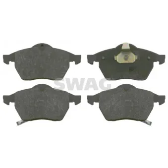 Jeu de 4 plaquettes de frein avant SWAG
