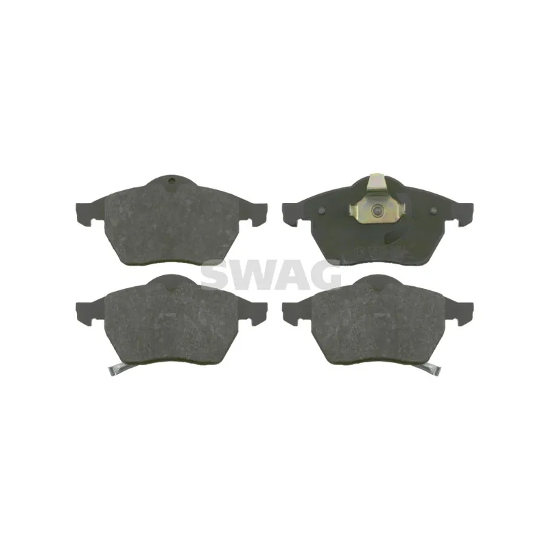 Jeu de 4 plaquettes de frein avant SWAG 57 91 6513