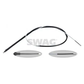 Tirette à câble, frein de stationnement SWAG 60 10 1818