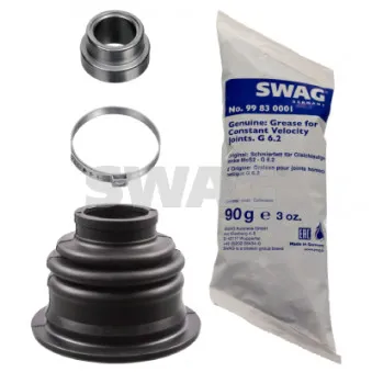 Jeu de joints-soufflets, arbre de commande avant gauche SWAG 60 10 2503