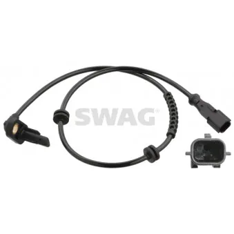 Capteur, vitesse de roue arrière gauche SWAG 60 10 6082