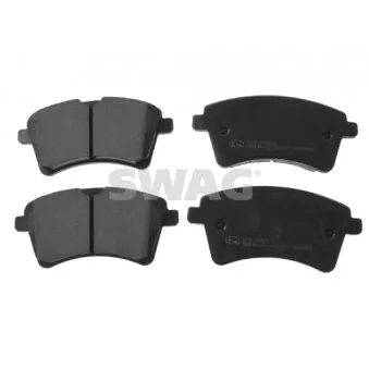 Jeu de 4 plaquettes de frein avant SWAG