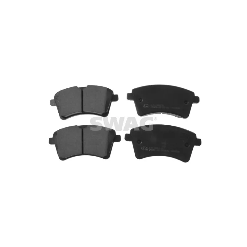 Jeu de 4 plaquettes de frein avant SWAG 60 11 6184