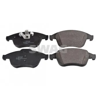 Jeu de 4 plaquettes de frein avant SWAG 60 11 6186
