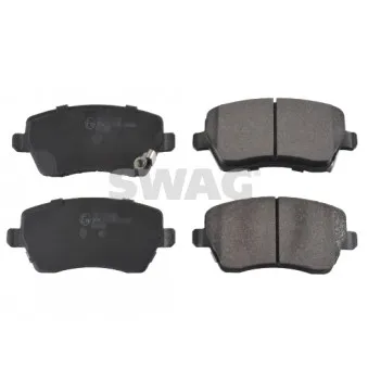 Jeu de 4 plaquettes de frein avant SWAG 60 11 6199