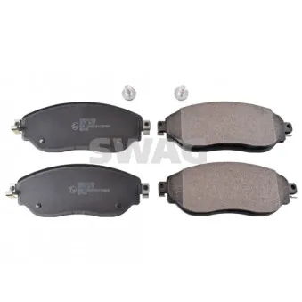 Jeu de 4 plaquettes de frein avant SWAG 60 11 6286