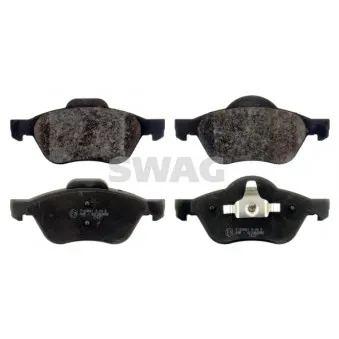 Jeu de 4 plaquettes de frein avant SWAG
