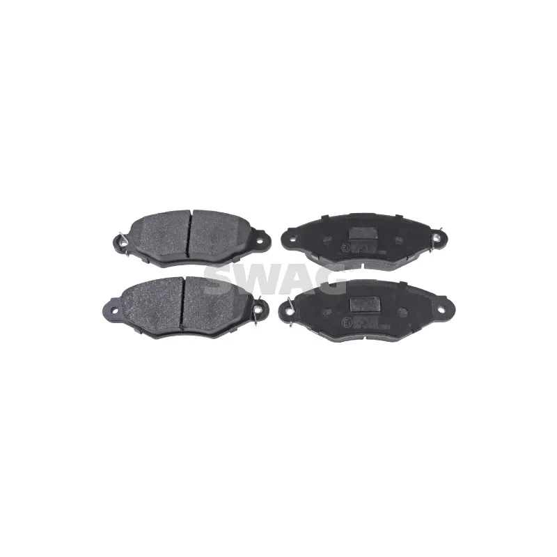 Jeu de 4 plaquettes de frein avant SWAG 60 91 6441