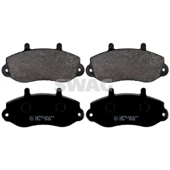 Jeu de 4 plaquettes de frein avant SWAG