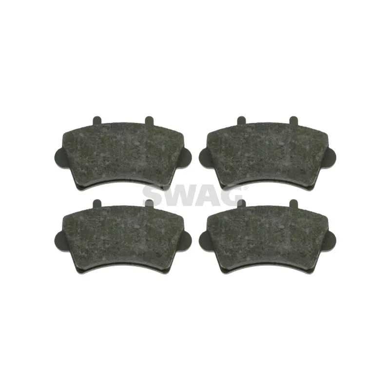 Jeu de 4 plaquettes de frein avant SWAG 60 91 6495