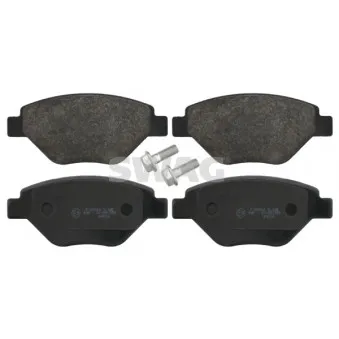 Jeu de 4 plaquettes de frein avant SWAG