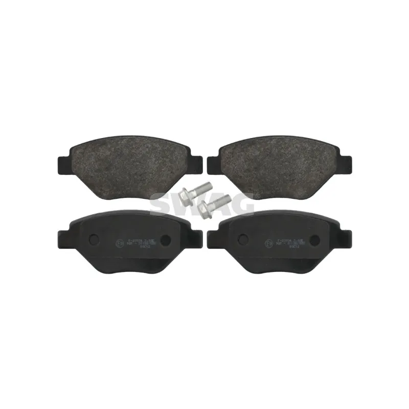 Jeu de 4 plaquettes de frein avant SWAG 60 91 6623