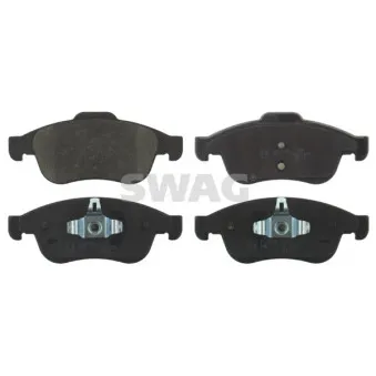 Jeu de 4 plaquettes de frein avant SWAG