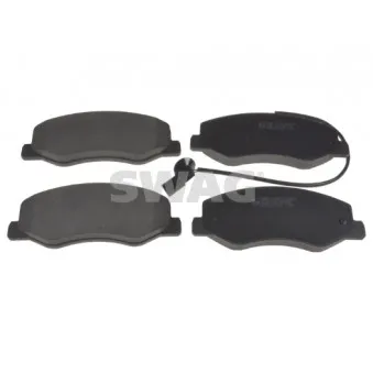Jeu de 4 plaquettes de frein arrière SWAG 60 91 6819