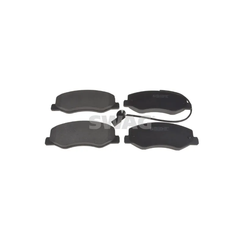 Jeu de 4 plaquettes de frein arrière SWAG 60 91 6819
