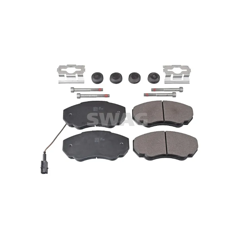 Jeu de 4 plaquettes de frein avant SWAG 62 11 6049