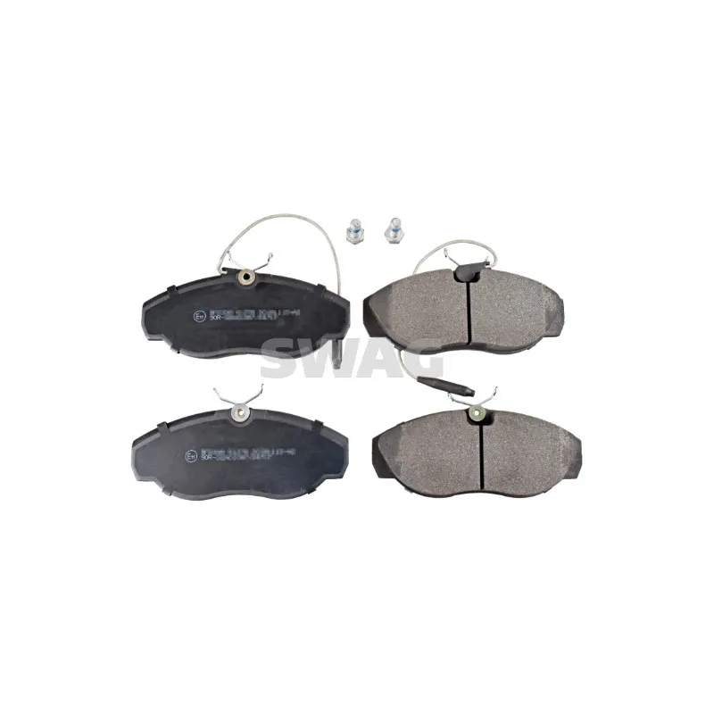 Jeu de 4 plaquettes de frein avant SWAG 62 91 6240