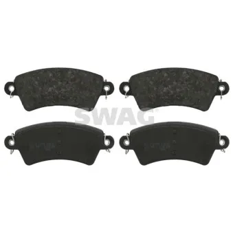 Jeu de 4 plaquettes de frein avant SWAG