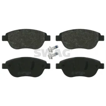Jeu de 4 plaquettes de frein avant SWAG 62 91 6422