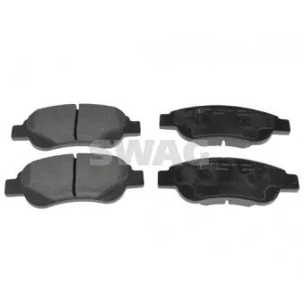 Jeu de 4 plaquettes de frein avant SWAG