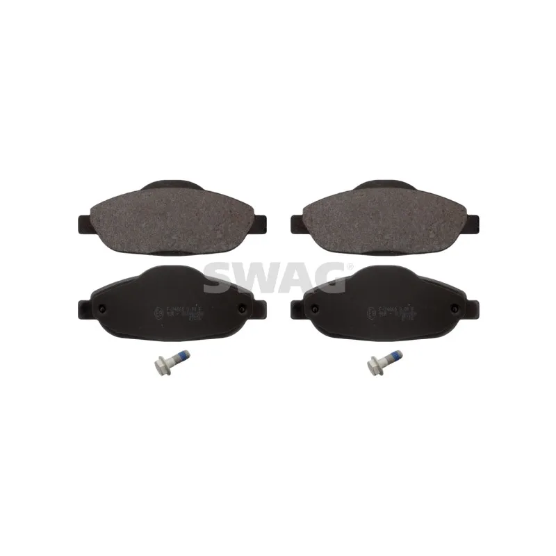 Jeu de 4 plaquettes de frein avant SWAG 62 91 6844
