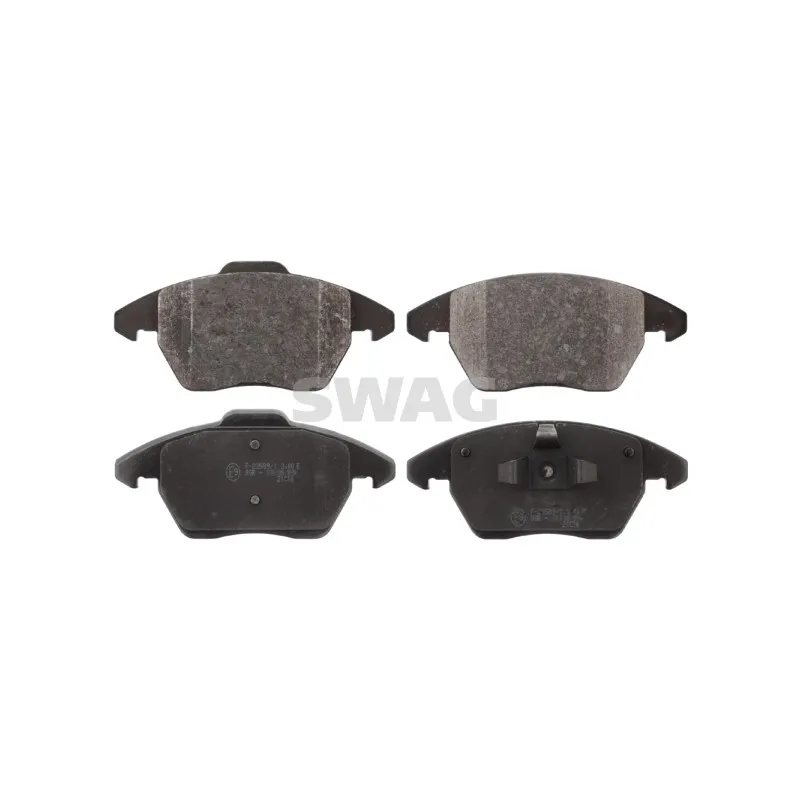 Jeu de 4 plaquettes de frein avant SWAG 62 91 6850