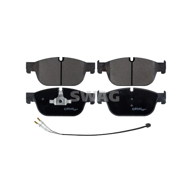 Jeu de 4 plaquettes de frein avant SWAG 62 91 6862