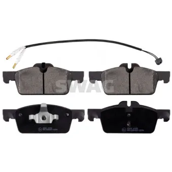 Jeu de 4 plaquettes de frein avant SWAG