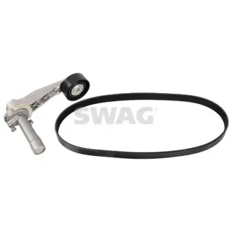 Jeu de courroies trapézoïdales à nervures SWAG 64 10 7424