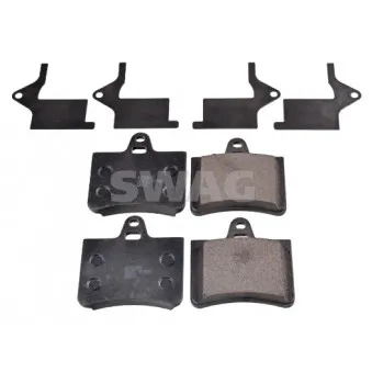 Jeu de 4 plaquettes de frein arrière SWAG 64 91 6420