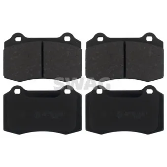 Jeu de 4 plaquettes de frein avant SWAG