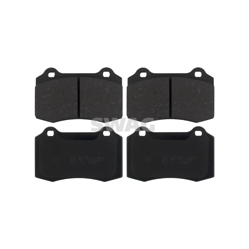 Jeu de 4 plaquettes de frein avant SWAG 64 91 6887