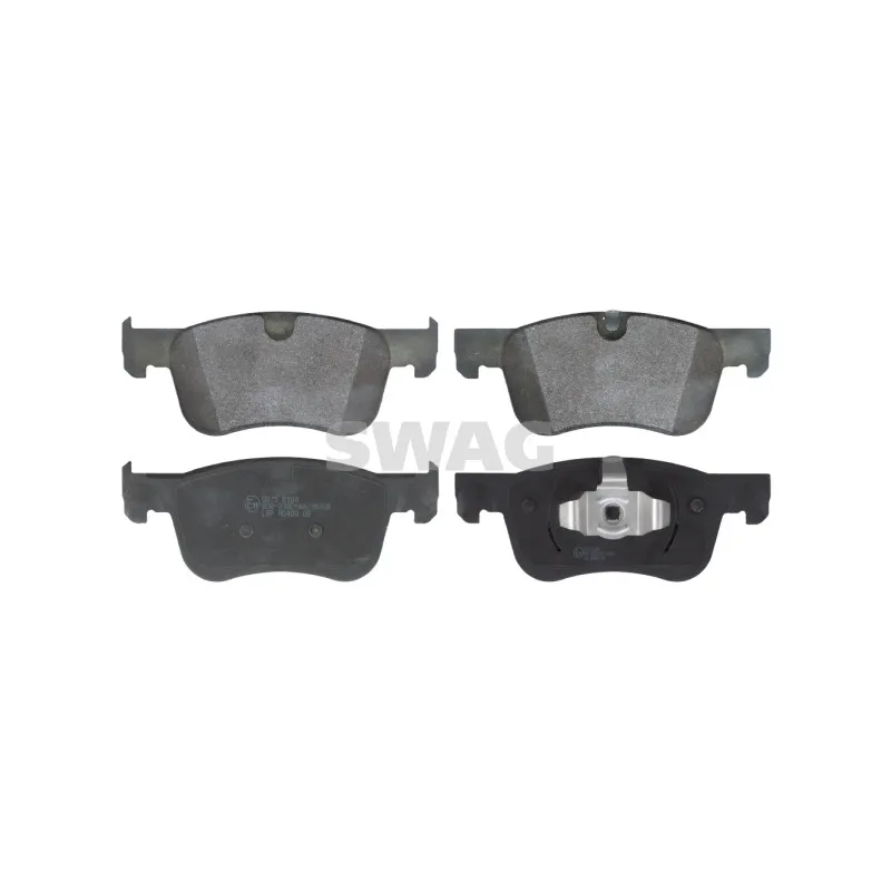 Jeu de 4 plaquettes de frein avant SWAG 64 91 6957