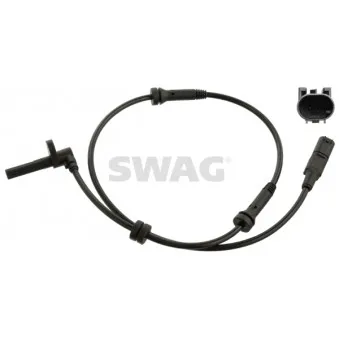 Capteur, vitesse de roue avant droit SWAG 70 10 6637