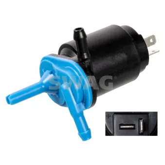 Pompe d'eau de nettoyage, nettoyage des vitres SWAG 70 91 4368