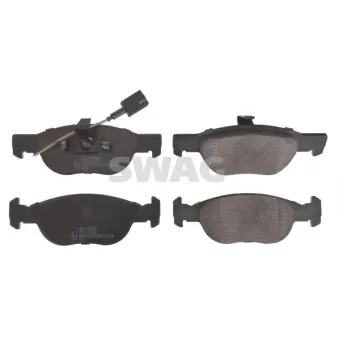 Jeu de 4 plaquettes de frein avant SWAG