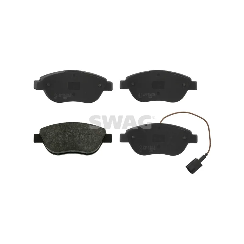 Jeu de 4 plaquettes de frein avant SWAG 70 91 6554
