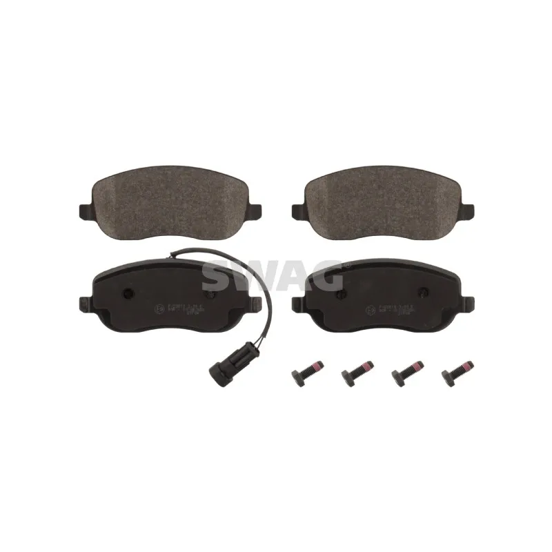 Jeu de 4 plaquettes de frein avant SWAG 70 91 6854