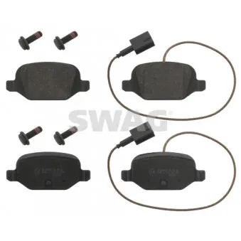 Jeu de 4 plaquettes de frein arrière SWAG 70 91 6856