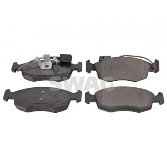 Jeu de 4 plaquettes de frein avant SWAG