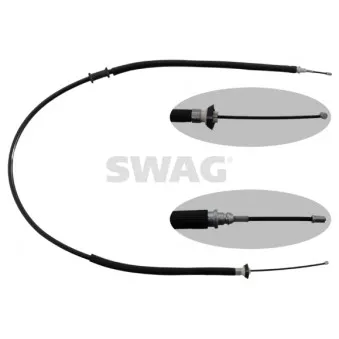Tirette à câble, frein de stationnement SWAG 70 94 9619