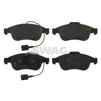 Jeu de 4 plaquettes de frein avant SWAG