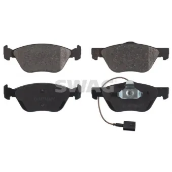 Jeu de 4 plaquettes de frein avant SWAG