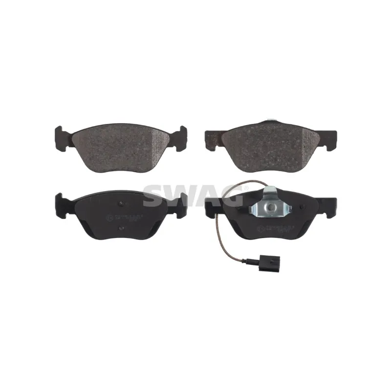 Jeu de 4 plaquettes de frein avant SWAG 74 91 6849