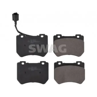 Jeu de 4 plaquettes de frein avant SWAG 74 91 6882