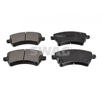 Jeu de 4 plaquettes de frein avant SWAG