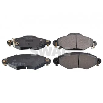 Jeu de 4 plaquettes de frein avant SWAG