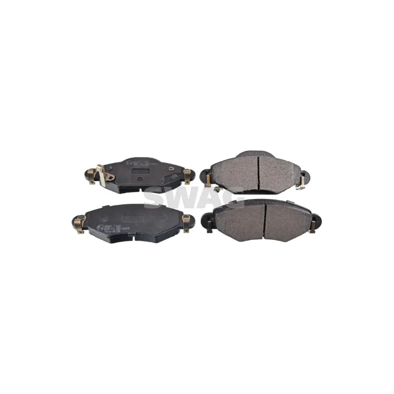 Jeu de 4 plaquettes de frein avant SWAG 81 91 6576